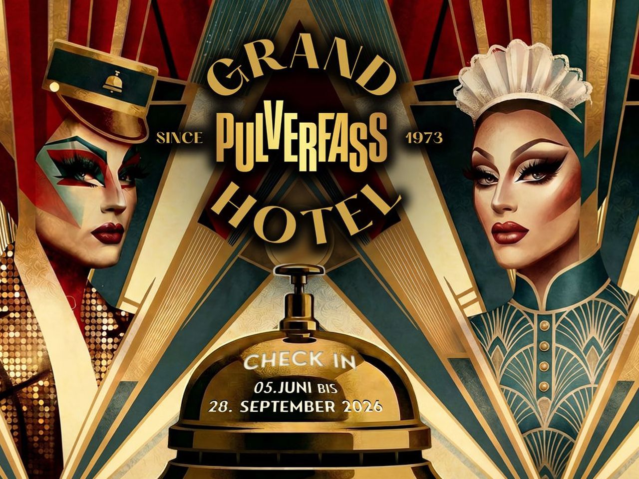 Beispielbild: Grand Hotel Pulverfass auf der Reeperbahn in Hamburg mit Ticket und Hotel – GRAND HOTEL Pulverfass - Cabaret auf der Reeperbahn