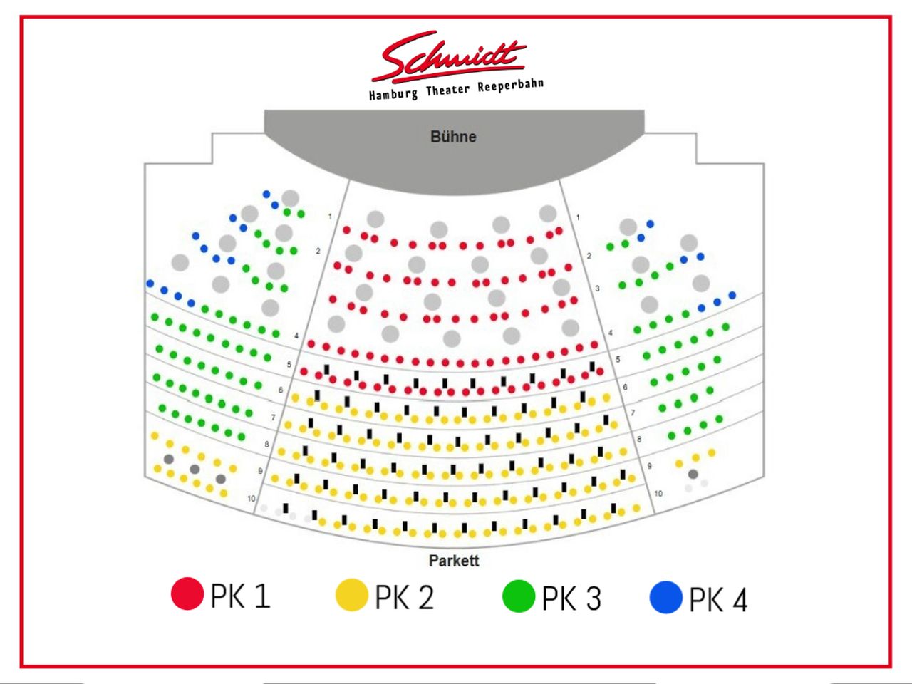Saalplan ABBA – Waterloo im Bällebad in Hamburg mit Ticket und Hotel