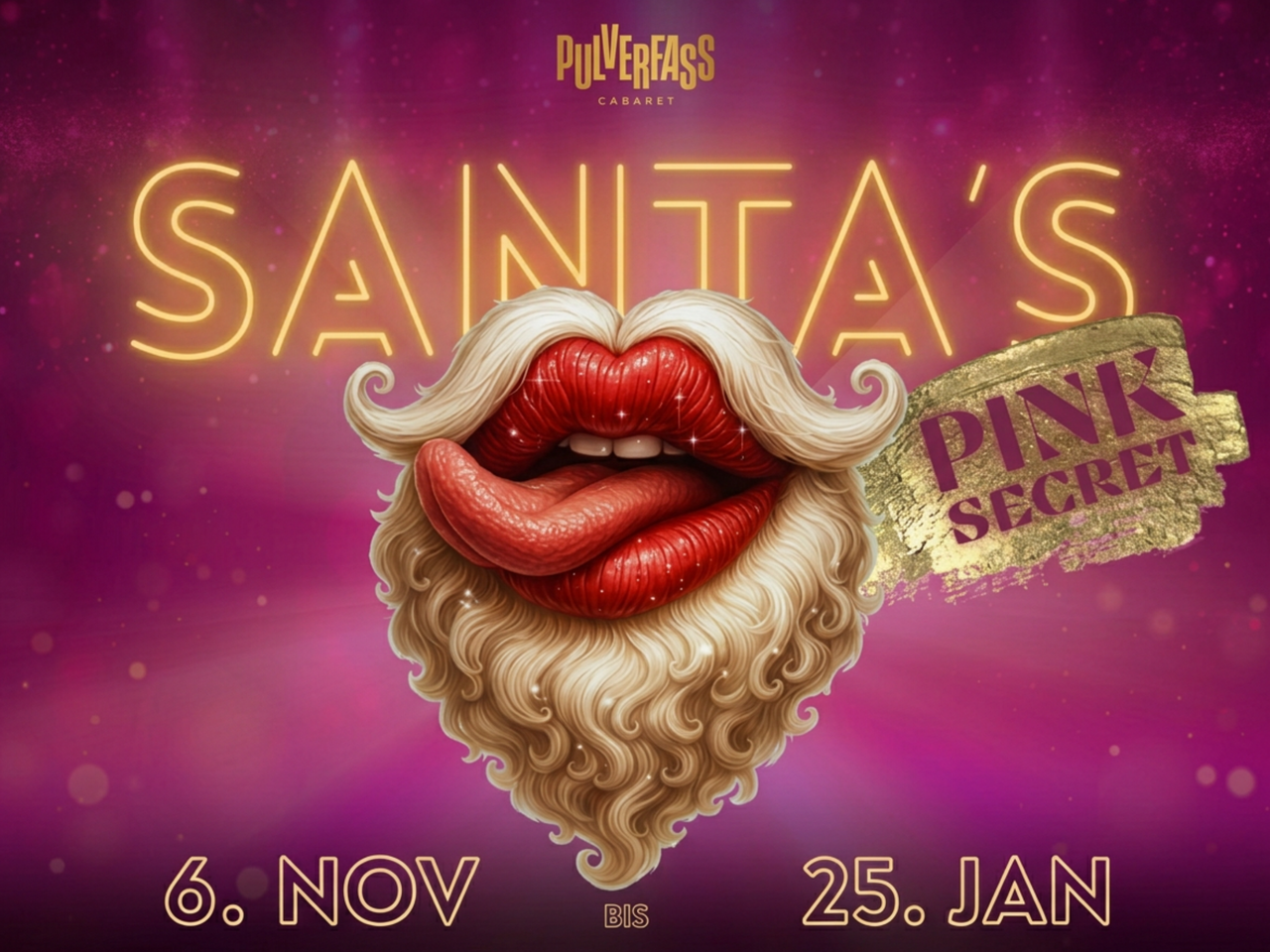 Pulverfass Pink Santa