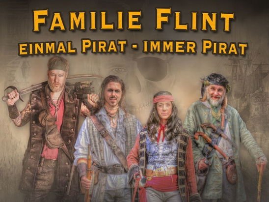 Beispielbild: Piraten Action Open Air Grevesmühlen mit Ticket und Hotel – Das Theaterstück: Familie Flint - Einmal Pirat - immer Pirat