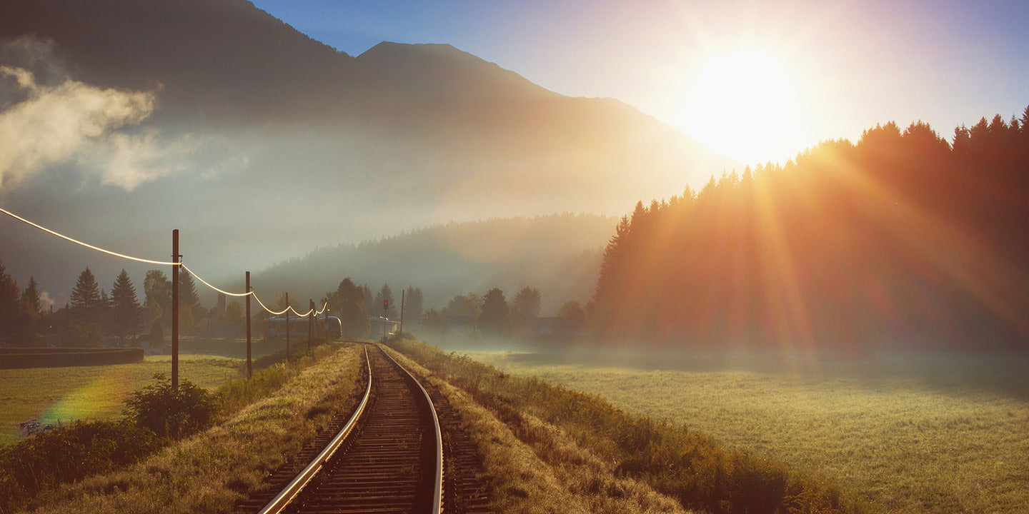 vorschaubild mit dem zug durch deutschland - die schönsten bahnstrecken